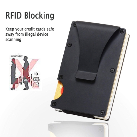 Kenpal Minimalist Erkek Kartl�k (Siyah)