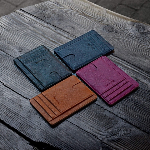 Buffway �nce Minimal RFID Engellemeli Kartl�k (Siyah)