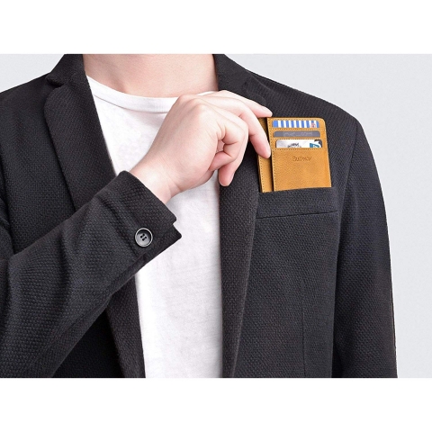 Buffway �nce Minimal RFID Engellemeli Kartl�k (Sar�)