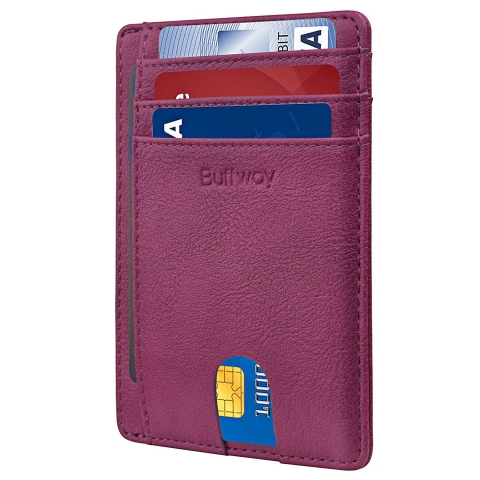Buffway �nce Minimal RFID Engellemeli Kartl�k (Mor)