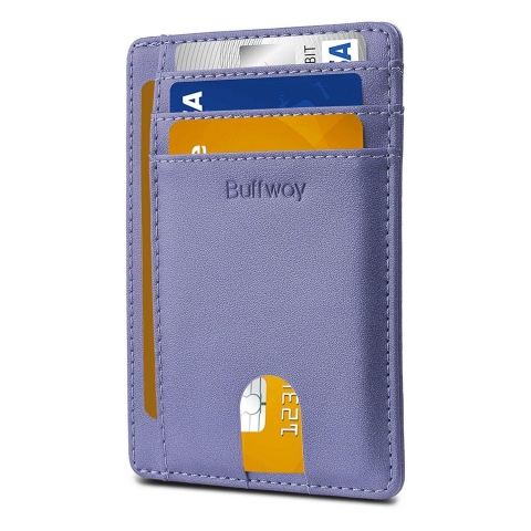 Buffway nce Minimal RFID Engellemeli Kartlk (Mavi)