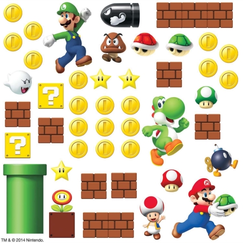 RoomMates Nintendo Super Mario Duvar Sticker