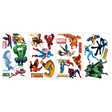 Marvel Heroes Duvar Sticker