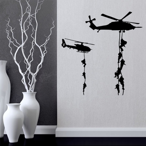 fantastic me Helikopter Duvar Sticker