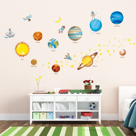 Decowall Duvar Sticker (Gezegen)