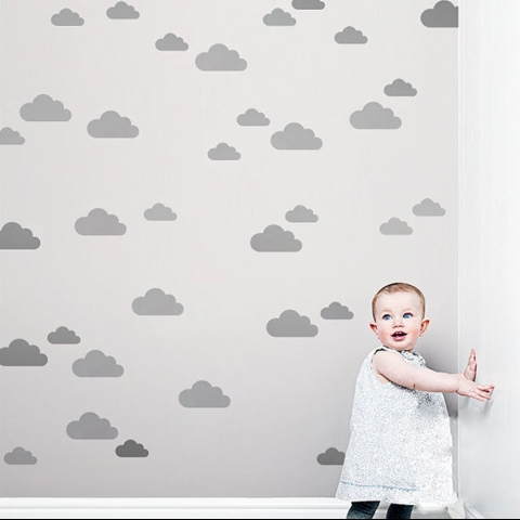 The Boho Design Bulut Duvar Sticker
