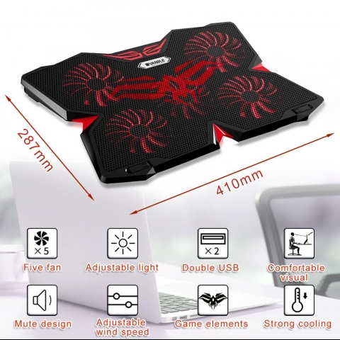 Vanble 5 Fanl� Notebook So�utma Stand�