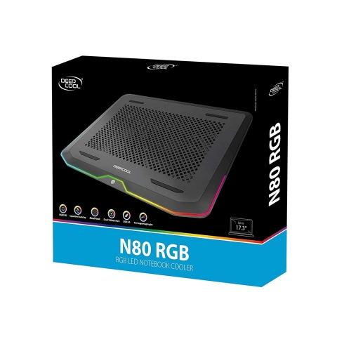DEEPCOOL N80 RGB Renkli Notebook Soutma Stand