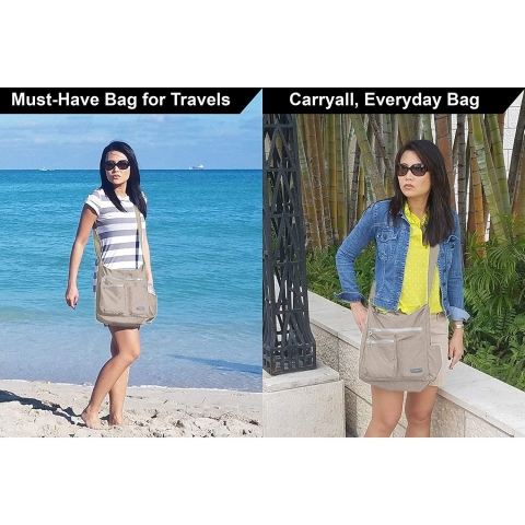 NeatPack Kanvas Omuz antas (Krem)