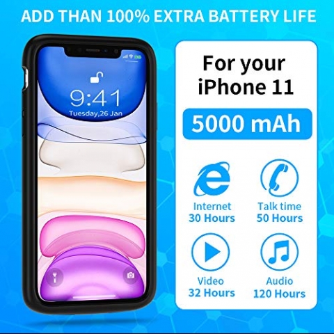 Newdery iPhone 11 Bataryal Klf (5000mAh)