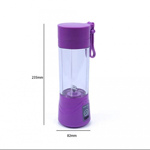 Kuke Portatif Blender Mixer Termos 380 ml. (Mor)