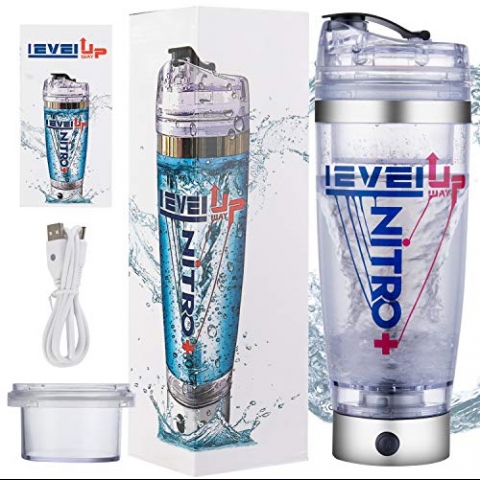 Level Up Paslanmaz elik Elektrikli Protein Shaker Termos