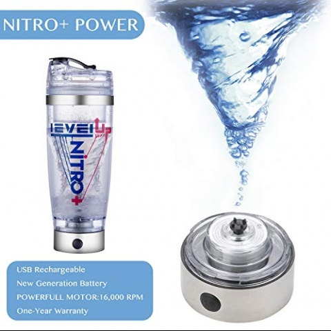 Level Up Paslanmaz elik Elektrikli Protein Shaker Termos