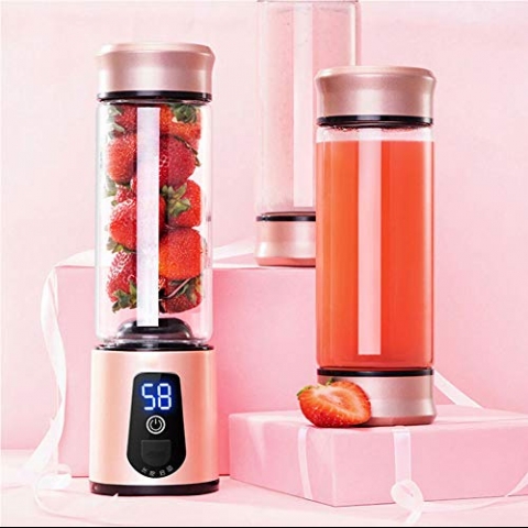 FJJ Meyve Suyu Yap�c� Blender Termos (Pembe)