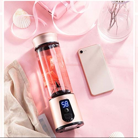 FJJ Meyve Suyu Yap�c� Blender Termos (Pembe)