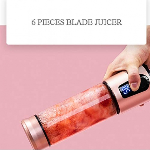 FJJ Meyve Suyu Yap�c� Blender Termos (Pembe)