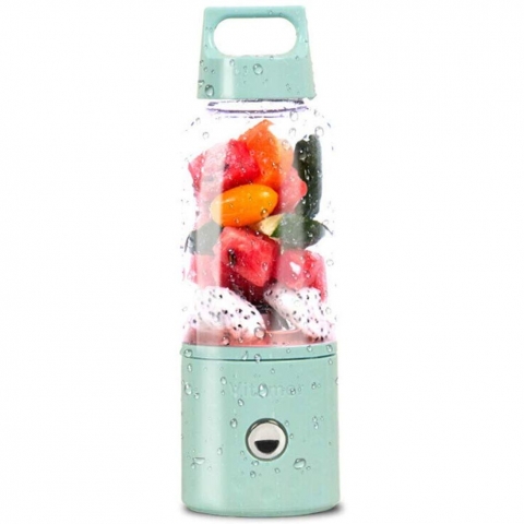 JXFS Ta��nabilir Blenderl� Termos (17 oz)(Mavi)