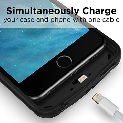 PowerBear iPhone 6 / 6S Bataryal� K�l�f (5000mAh)