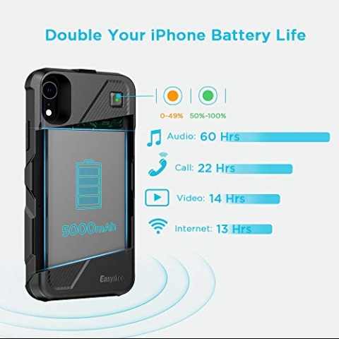 EasyAcc iPhone XR Bataryal Klf (5000mAh)