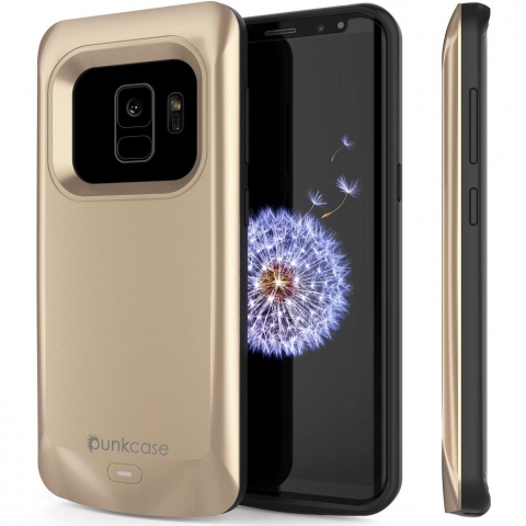 PunkJuice Galaxy S9 Bataryal Klf (5000mAh)-Gold