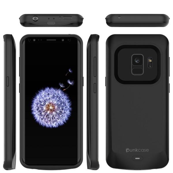 PunkJuice Galaxy S9 Bataryal Klf (5000mAh)-Black