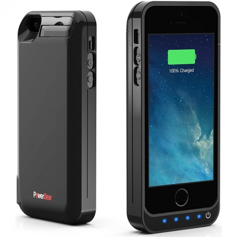 PowerBear iPhone 5SE Bataryal� K�l�f (4000mAh)