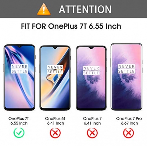 OMOTON OnePlus 7T Temperli Cam Ekran Koruyucu (4 Adet)