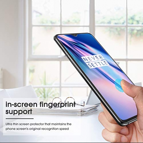 OMOTON OnePlus 7T Temperli Cam Ekran Koruyucu (4 Adet)