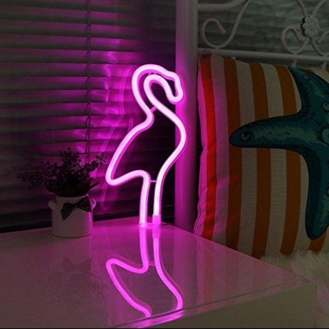 Led Neon Sign Art Decorative Ik Flamingo Gerek Neon