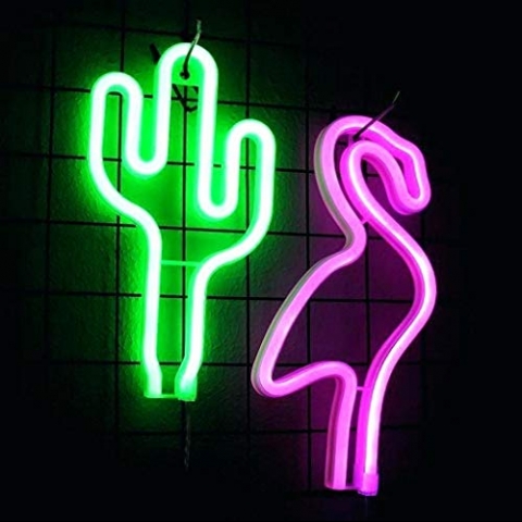 Led Neon Sign Art Decorative Ik Flamingo Gerek Neon