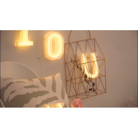 Auelife LED Marquee Letter Lights Sign, J Harfi Led I��k