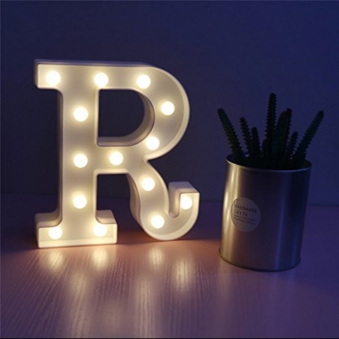 CSKB LED Marquee Letter Lights R Harfi Led Ik Pano