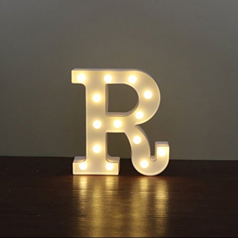 CSKB LED Marquee Letter Lights R Harfi Led Ik Pano