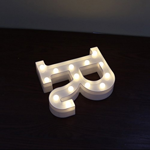 CSKB LED Marquee Letter Lights R Harfi Led Ik Pano
