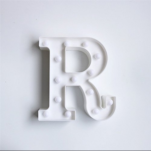 CSKB LED Marquee Letter Lights R Harfi Led Ik Pano
