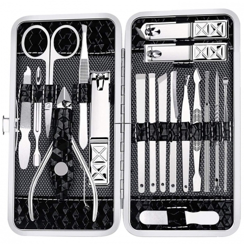 Yougai Seyahat �antas� ile Manik�r Bak�m Seti (Siyah)