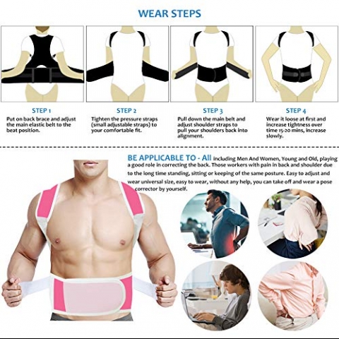 GZXISI Dik Duru� Korsesi (Pembe)(M)