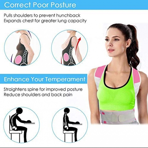 GZXISI Dik Duru� Korsesi (Pembe)(M)