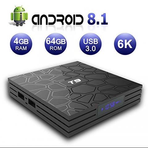 EVANPO Smart TV Box [4GB DRR3/64GB EMMC] Medya Oynatcs