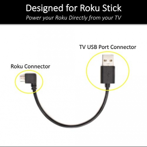 Mission Cables TVP-ROKU Roku Mini USB Kablo