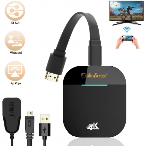 FayTun 4K Wireless HDMI Display Adaptr 5G WiFi