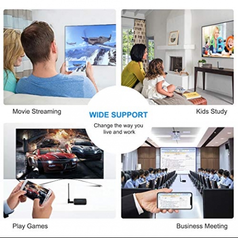 Leelbox Chromecast Wireless Miracast Display Adaptr WiFi HDMI