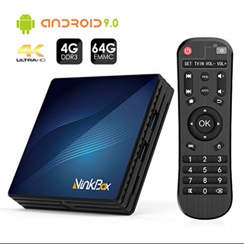 NinkBox 	Android 9.0 TV Box 4GB RAM 64GB ROM