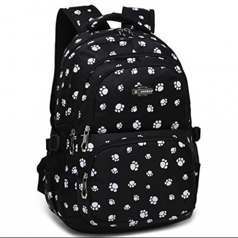 YUSSTAR K�z �ocuk Okul S�rt �antas� (Siyah)