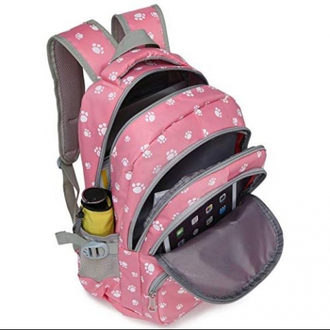 YUSSTAR K�z �ocuk Okul S�rt �antas� (Siyah)