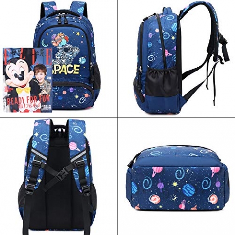 Peonys Erkek �ocuk Okul S�rt �antas� Seti (Space)