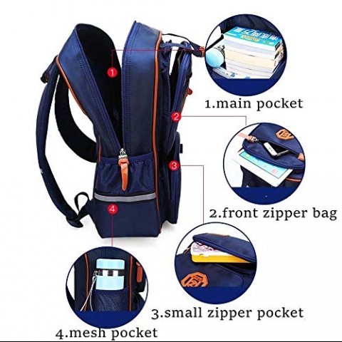 ZhiHuiWangZi Su Ge�irmez �ocuk S�rt �antas� (Lacivert)