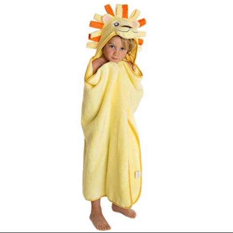 Little Tinkers World Aslan ocuk Banyo Havlusu