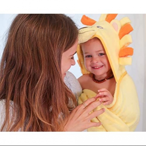 Little Tinkers World Aslan ocuk Banyo Havlusu