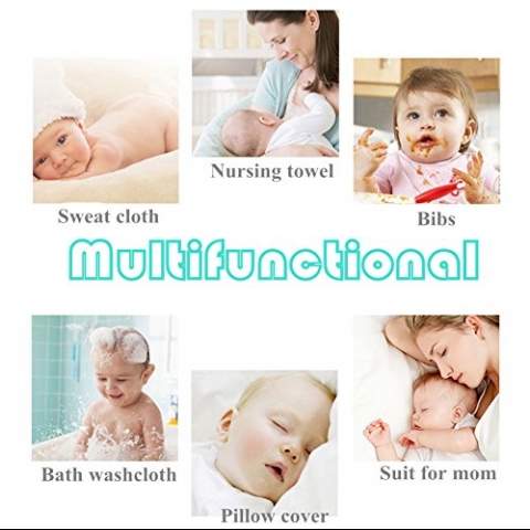 Mukin Bebek Banyo Havlusu (10 Adet)(Beyaz)